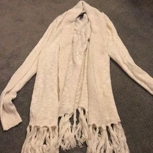 cream medium weight cardigan